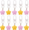 Framendino, Cute Star Keychains Small Star Keychain Chubby Star Key Chains Key Ring for Women Bag Decor...