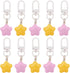 Framendino, Cute Star Keychains Small Star Keychain Chubby Star Key Chains Key Ring for Women Bag Decor...
