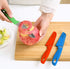 Paring Knife, New Sharp and Durable Fruit Knife with Protective Cover, Suitable for Most Types of Vegetables, Fruits and Meat,6 Pieces (pink, Blue...