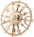Golden Star Moon Sun Galaxy Rudder Brooch Pin for Couple...