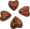 Holy Land Market Olive Wood Hearts - Set of 4 Small Carved Hearts from Bethlehem, 1 Inch Each, Velvet Bag Included...