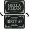Dishwasher Magnet Clean Dirty Sign QMMD Hella Clean and Dirty Af Magnet Clean Dirty Magnet for Dishwasher...