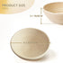 Round Bread Proofing Baskets 9 Inch with Liner Round Dough Proofing Bowls for Home Bread Making and Baking Set of 2...