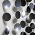Decor365 Rose Gold Black Circle Garland Party Decoration Hanging Dots Streamer Banner Backdrop Birthday/Bday/Wedding/Anniversary/Bachelorette/Brid...