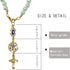 Cross Car Charm, Personalized Blessing Rear View Mirror Hanging Decors,car mirror hanging accessories for your car,Religious Gifts for Women (gold...