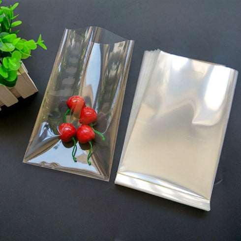 FgfAk 200 Pcs 4x6 Inches Clear Flat Cello/Cellophane Treat Bags Good for Pastry,Bakery,Cookie,Candy and Dessert...