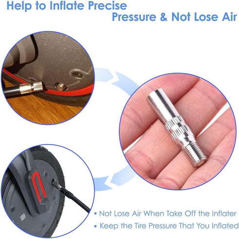 aibiku 8.5-Inch Thickened Inner Tubes, Inflatable Tires for Xiaomi M365, Gotrax GXL V2 Scooter Inflated Spare Tire - with Valve Extension and Meta...