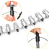 Nut & Bolt Thread Checker 26 Male/Female Gauges (14 Inch & 12 Metric) Nut and Bolt Thread Size Checker Thread Identifier Gauges...