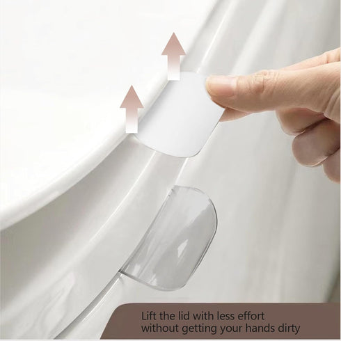 Toilet Lid Lifter, Toilet Seat Lifter Toilet Seat Handle Lifter Toilet Cover Lifter,Avoid Touching Toilet Cover Handle Bathroom Accessories for Ho...