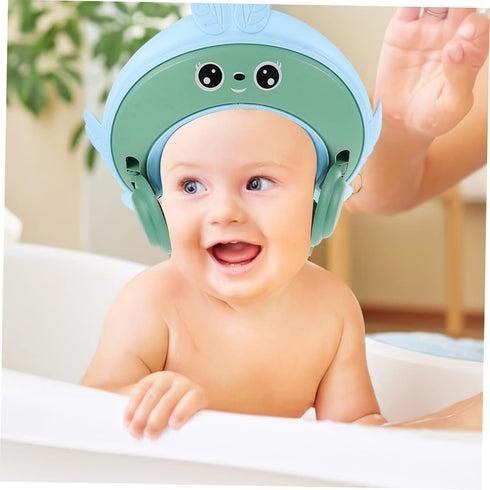 Shampoo Cap Baby Bath Hair Washing Hat for Toddlers Toddler Shower Visor Shower Cap Kids Hair Washing Station for Sink Shower Plastic Child...