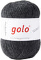 golo Merino Wool for Weaving 3-Ply Warm Soft Lightweight Crochet Yarn Black Grey......