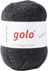 golo Merino Wool for Weaving 3-Ply Warm Soft Lightweight Crochet Yarn Black Grey......
