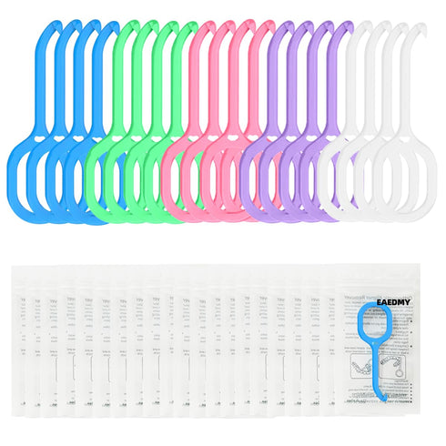 12PCS Individually Wrapped Clear Aligner Removal Tool for Invisible Removable Braces Retainers and Dentures, Dental Grade Personal Orthodontic Sol...