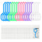 12PCS Individually Wrapped Clear Aligner Removal Tool for Invisible Removable Braces Retainers and Dentures, Dental Grade Personal Orthodontic Sol...