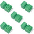 5Set 4-Pin 125V 4A 2.54mm 0.1" Pitch PCB Mount Screw Terminal Block Connector for 26-18AWG Cable...