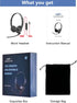 HROEENOI Noise Cancelling Headset with Microphone for PC & Laptop - 3.5mm Jack, Wired Headphones for Work, Zoom, Teams Meetings, Call Center, Onli...