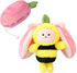 MIAODAM Bee Plush Pillow Stuffed Animal Snuggly Pillow Cute Plush Toy Bee Plushie Kawaii Soft Hugging Pillow for Kids Boys Girls (7.8inch)...