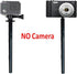 Metal Tripod Extender Tube Extension Rod/Tripod Pole - with 1/4inch-20 Female Threaded and 1/4inch-20 Male Threaded for Tripod Stabilizer for DSLR...