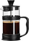 French Press Coffee Maker, Coffee Press of 18/8 Stainless Steel Filter 11.8 OZ, Mini Camping French Press for Travel& Home Gift(Black)...