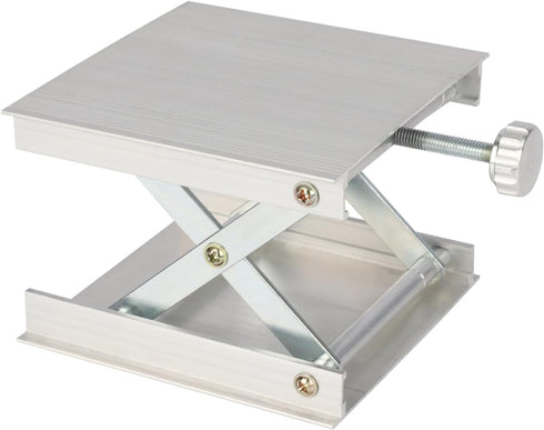 stonylab Lab Scissors Jack, 3.5" x 3.5" Aluminum Alloy Laboratory Support Jack Platform Lab Lift Stand Table, 0.78" - 3.35" Expandable Lift Height...