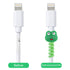 ASTARON 20 Pcs Cartoon Charger Cable Protectors USB Charger Cable Saver Silicone Flexible Cable Wire Protectors for Most Cellphone Data Lines Phon...
