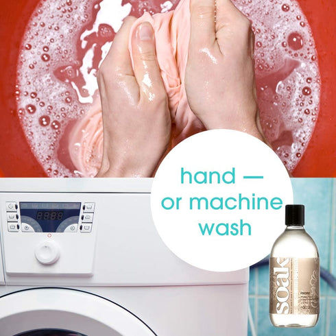 Soak Laundry Soap – No Rinse, Plant Derived Hand Wash Detergent - 375 ml / 12 fl. oz, 75+ Washes (Celebration)...