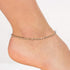 Gold Anklets for Women 14K Gold Plated Boho Beach Chain Anklet Daint Beaded Ankle Bracelet Adjustable Chain Anklet Foot Jewelry...