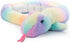 The Petting Zoo Snake Stuffed Animal Plushie, Ombrez Zoo Animals, Rainbow Snake Plush Toy 54 inches...