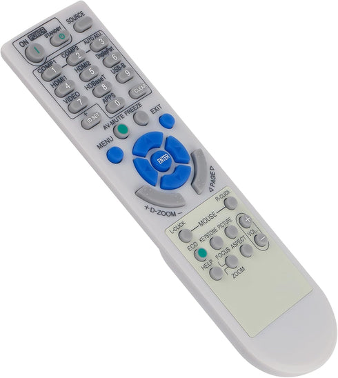 RD-472E Replace Video Projector Remote Control Compatible with NEC Projector P502H P452W P554U P452H P502W P474U P554W P474W P604X P603X NP-P554U ...