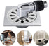 Floor Drain Cover, Washing Machine Floor Drain Cover, Garage Floor Drain Shower Drain Cover with Pipe Connector, Drain Cover for Kitchen, Bathroom...