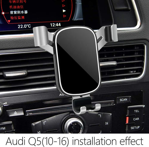 LUNQIN Car Phone Holder for Audi Q5 2010-2016 and Audi SQ5 2014-2017 Auto Interior Accessories Best Phones Mount Cell Cellphone Mobile Cradle Char...