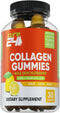 Collagen Gummies with Zinc, Vitamin C and Biotin, Collagen Peptides Supplement Promotes Hair, Nail, Skin, Bone and Joint Health Support, Made in U...