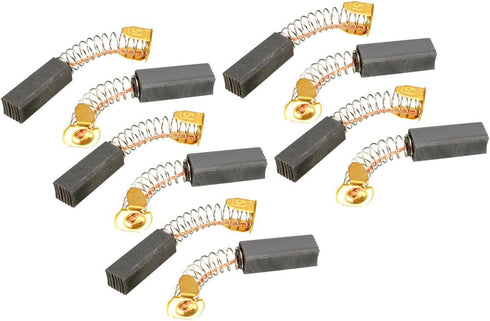 uxcell 10Pcs Carbon Brushes,for Electric Motor,20mmx7mmx6mm,Treadmill,Wood Trimmer,Laminate Trimmer,...