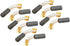 uxcell 10Pcs Carbon Brushes,for Electric Motor,20mmx7mmx6mm,Treadmill,Wood Trimmer,Laminate Trimmer,...