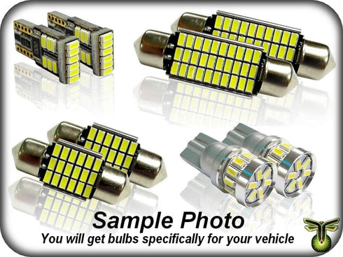 Fyre Flys 6 Piece White LED Interior Lights for 2016 2017 2018 2019 2020 2021 Honda Civic Super Bright 6000K 3014 Series SMD Package Kit with Map ...