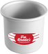 Fat Daddio's Round Cake Pan, 4 x 4 Inch, Silver...