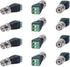Cctv4Less BNC Male Balun Connector for Coax CAT5, CAT6, CAT7 to BNC Male and 2 Screw Camera Terminal Adapter - Reliable CCTV Surveillance Video Tr...