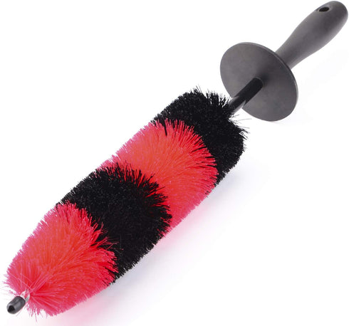 Wheel Rim Brush, Soft Bristle Long Master Car Wheel Brush Rim Tire Detailing Brush Car Washing Brush for Wheels Rims Exhaust Tips Vehicle Engine M...