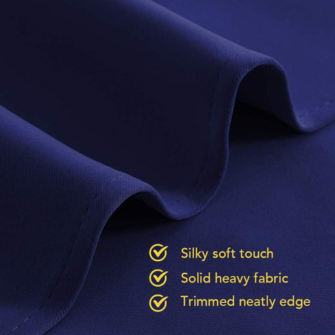 NICETOWN Living Room Blackout Curtain Panels, Window Treatment Energy Saving Thermal Insulated Solid Grommet Blackout Drapes/Draperies (1 Pair, 42...