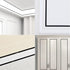 Ceiling Molding Peel and Stick, Self Adhesive Flexible Trim Caulk Tape Sealant Strip for Stove Sink Toilet Wall Corner Tile Edge Bathroom Kitchen ...