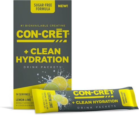 ProMera Sports CON-CR?T® + Clean Hydration, Full Electrolyte Profile Plus Vitamins and Patented Creatine HCl®, Performance Hydration,14 Servings (...