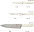 Goodful Premium Cutlery Kitchen Essential Knife Set, High Carbon Stainless Steel Blades Cutlery, Full Tang, Triple Riveted Handles, 3-Piece, Cream...