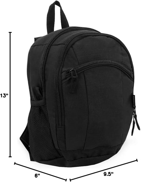 Everest Deluxe Small Backpack, Black, One Size...