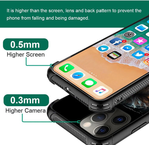 DJSOK Case Compatible with iPhone 11 Case, Black and Gold Lion Case for iPhone 11 Cases for Man Boys Girls Shockproof Rugged Cover Case for iPhone...