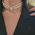 Vintage Dainty Gold Sexy Rhinestones Pearls Chunky Short 1920s Choker Necklace Chain Multilayer Choker Pendant Necklaces Prom Party Bar for Women ...