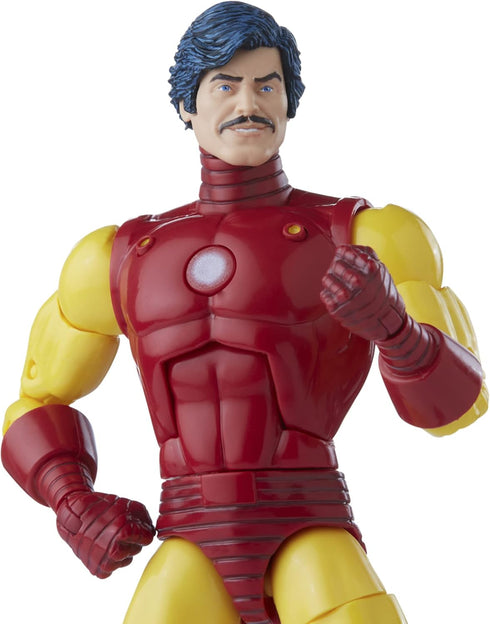 Marvel Hasbro Legends Series 20th Anniversary Series 1 Iron Man 6-Inch Action Figure Collectible Toy, 9 Accessories F3463 Multi...
