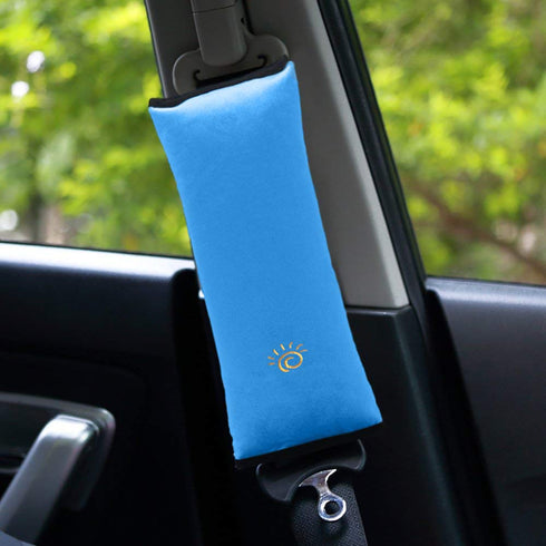 2PC Blue Seat Belt Pillow for Kids, Baby Seatbelt Pillow, Carseat Pillow Protector for Toddler Travel, Kids Travel Seat Belt Pillow, Seatbelt Stra...