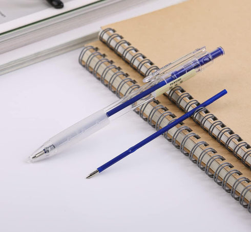 1901 Retractable Ballpoint Pen with Soft Grip, Fine Point 0.7mm, 40-Pack (Blue Ink)...