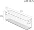mDesign Plastic Kitchen Organizer - Storage Holder Bin with Handles for Pantry, Cupboard, Cabinet, Fridge/Freezer, Shelves, and Counter - Holds Ca...