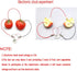 3 Sets Fruit Battery Science Experiment Kit for Home Teaching Toy, Orange Lemon Potato Battery Physics Teaching Experiment with Electronic Clock E...